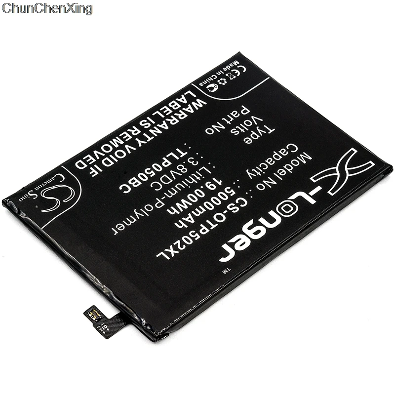 Аккумулятор Cameron Sino 5000 мАч CAC5000006CC TLP050BC для Alcatel 5023F One Touch Pixi 4 Plus Power Dual