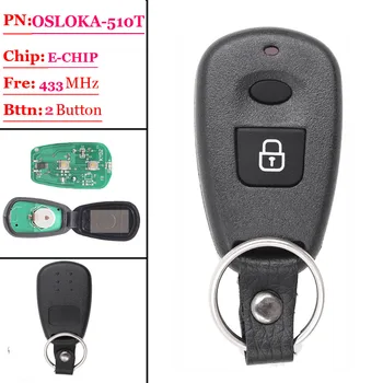 

Good quality (1pcs )Replacement 2 Buttons Remote Key Control 433MHZ for Hyundai Old Elantra Santa Fe