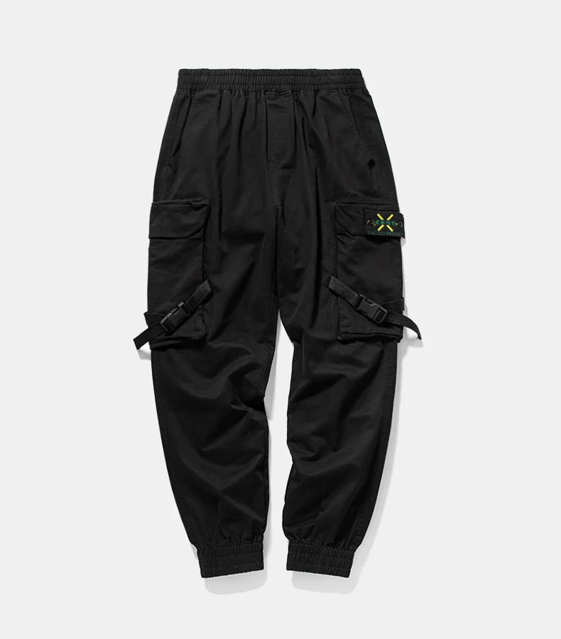 Новые винтажные брюки мужские тренировочные брюки Модные приталенные брюки уличная одежда хип-хоп брюки-карандаш эластичная талия джоггеры