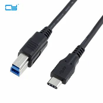 

Type-C to Type B Male USB 3.0 Printer Connector Cable Fast Speed Data Adapter Printer Cable 1 Meter