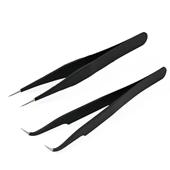 

Supply Nail Tool nail tweezers insert drill stick drill nail stainless steel elbow straight head tweezers