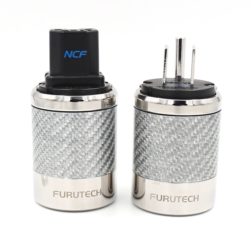 

Free shipping one Furutech FI-50M NCF Ultimate Rhodium plated Power Connector Series Power Plug 15A 125V US AC Power Plug