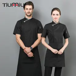 Верхняя одежда для повара форма унисекс еда для вызова обслуживания в отелях кухня рабочая одежда Высокое качество питание рубашки для