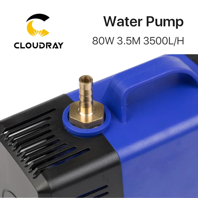 Submersible Water Pump 80W 3.5M 3500L/H IPX8 220V for CO2 Laser Engraving Cutting Machine 4