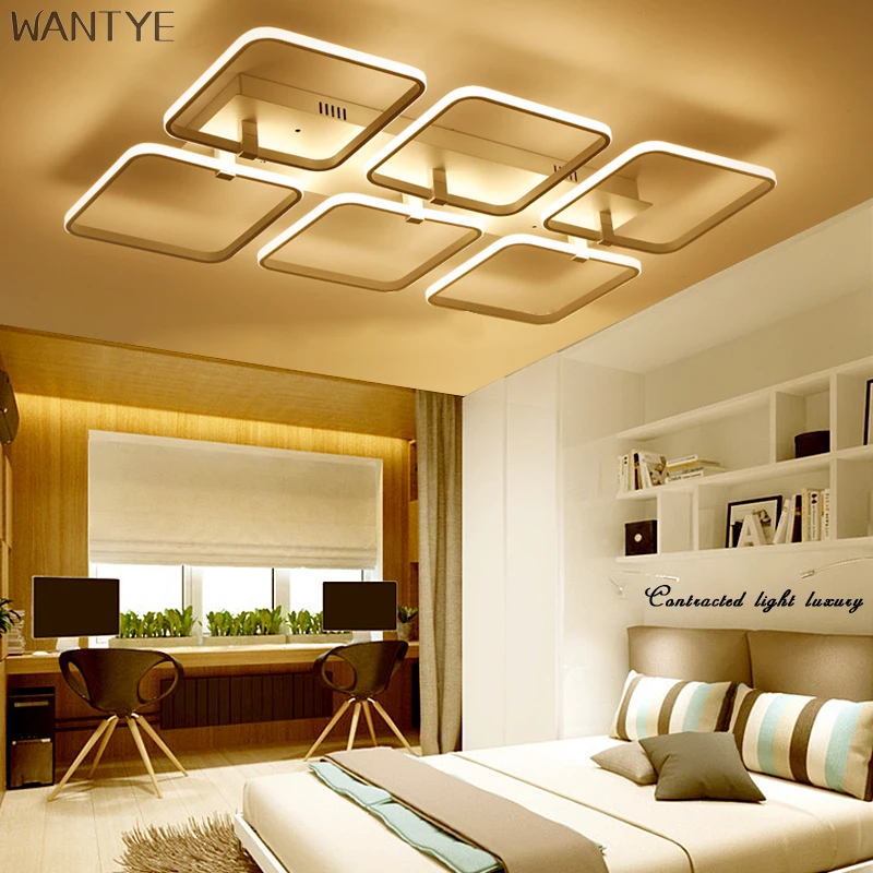 WANTYE Modern LED Ceiling Light Square for Living room ...