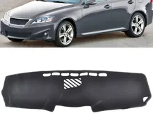 Car Dash Dashboard Mat DashMat Traço Pad Sun Sombra Capa Para Lexus Is 250 350 É F 2006 2007 2008 2009 2010 2011 2012 2013 LHD