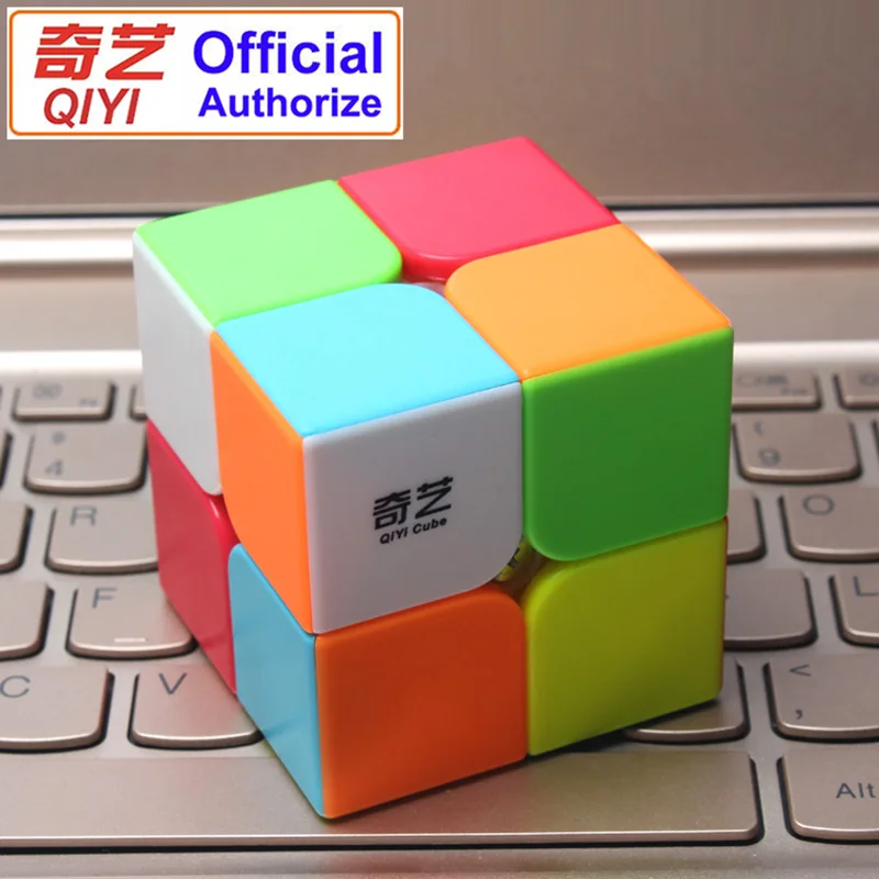 QIYI order 2x2 скоростной магический куб без наклеек 2x2x2 Cubo Magico Puzzle Развивающие игрушки для детей подарок для детей Волшебный куб MF2SET