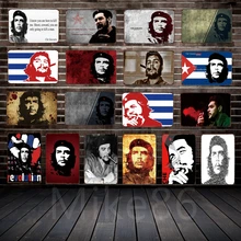 [Mike86] CHE GUEVARA металлический знак художественный настенный фестиваль украшение для паба кафе комнаты клуба вечерние настенная табличка в стиле ретро живопись FG-137