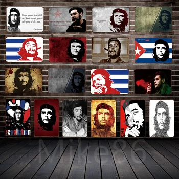 

[ Mike86 ] CHE GUEVARA Metal sign Art wall Festival decoration Pub Cafe room Club Party Retro Wall Plaque Painting FG-137