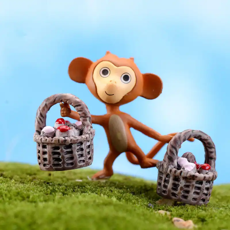 Cestas Jardim Casas Casa Decoração Mini Artesanato De Fadas Em Miniatura Micro Paisagismo Decoração DIY Acessórios