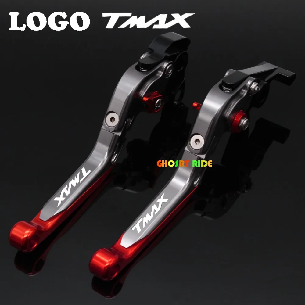 

!!!Logo(Tmax) Blue+Titanium For Yamaha TMAX 500 TMAX500 2001 2002 2003 2004 2005 2006 2007 CNC Motorcycle Brake Clutch Levers