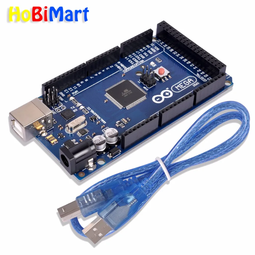 

hobimart Mega 2560 R3 16AU Board 2012 Google Open ADK Main Board (for Compatible Mega 2560 ATmega2560-16AU + USB Host) #J161