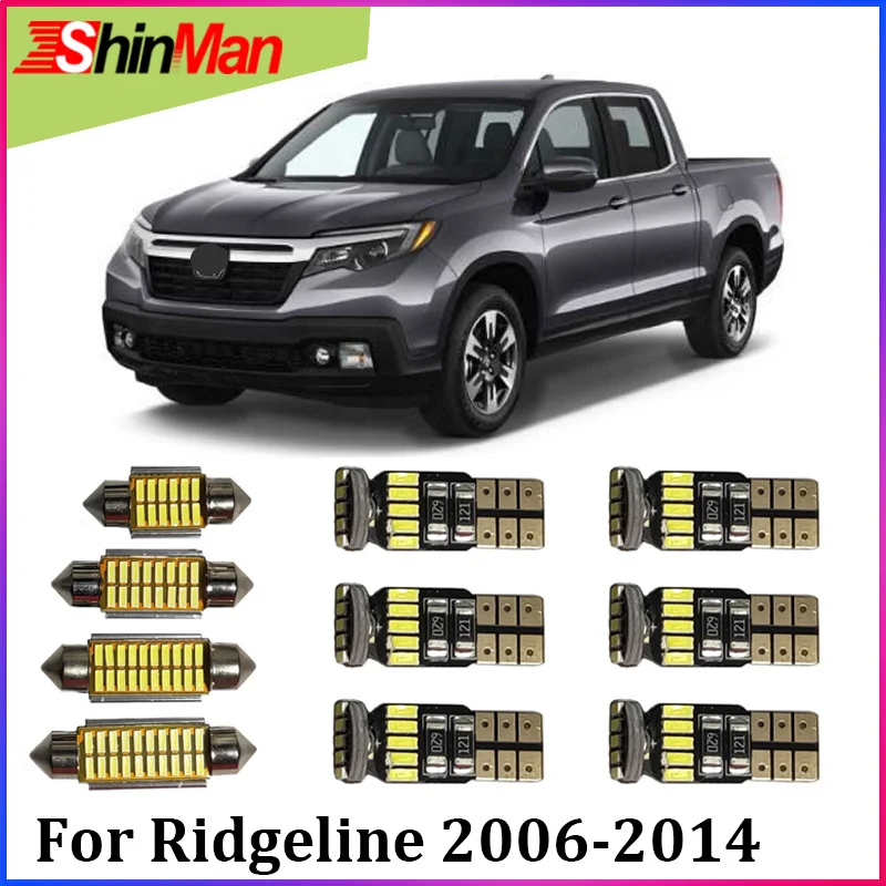 

ShinMan 15x Error Free LED CAR Light Interior Light LED Interior Light kit Reading Light For Honda Ridgeline 2006-2014