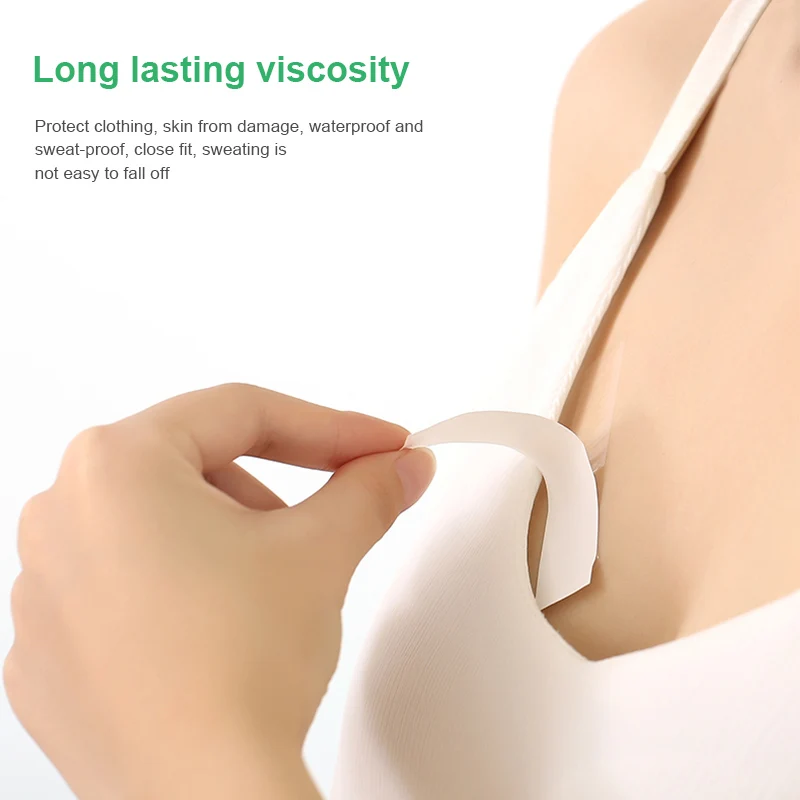 

Shirt Collar Underwear Anti-slip Stickers Adhesive Tape Long Lasting Durable for Women XB 66