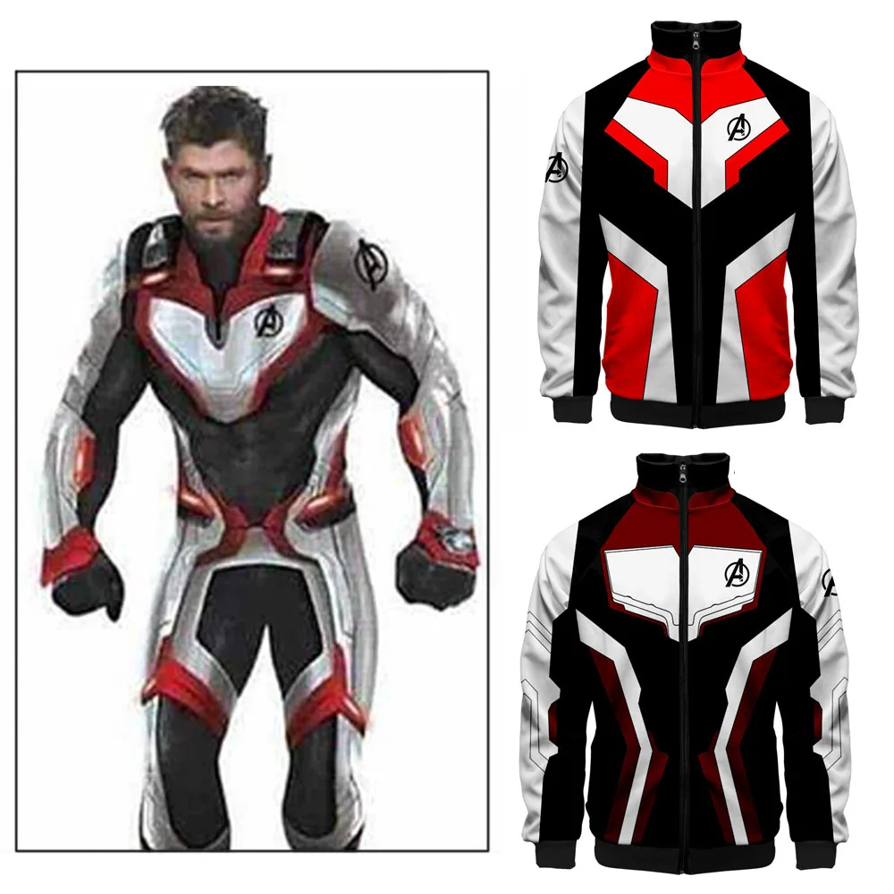 

The Avengers 4 Endgame Quantum Realm Jacket Advanced Tech Coat Cosplay Costumes 2019 new superhero Iron Man Halloween Costumes