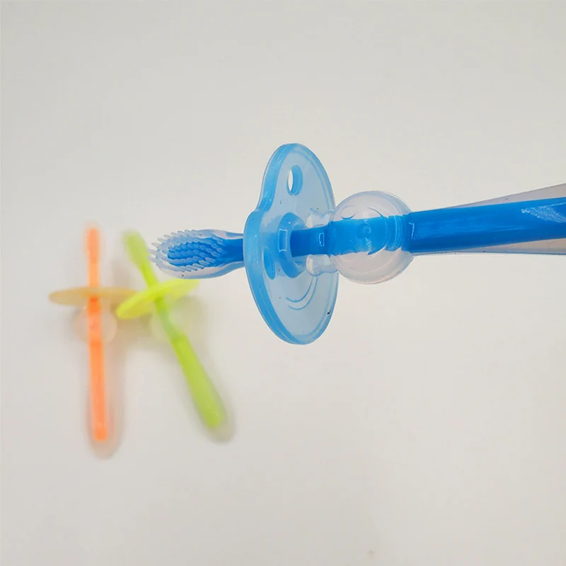 Baby Soft Silicone Teether Training Toothbrush Teeth Cleaning Tool For Boys&Girls Useful Safety Toddler Kids Bendable Brush