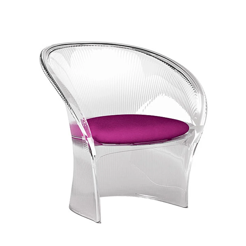 palo Desventaja Polinizar Special fabric cushion transparent Continental hotel balcony after IKEA IKEA  creating modern minimalist dining chair leisure cha