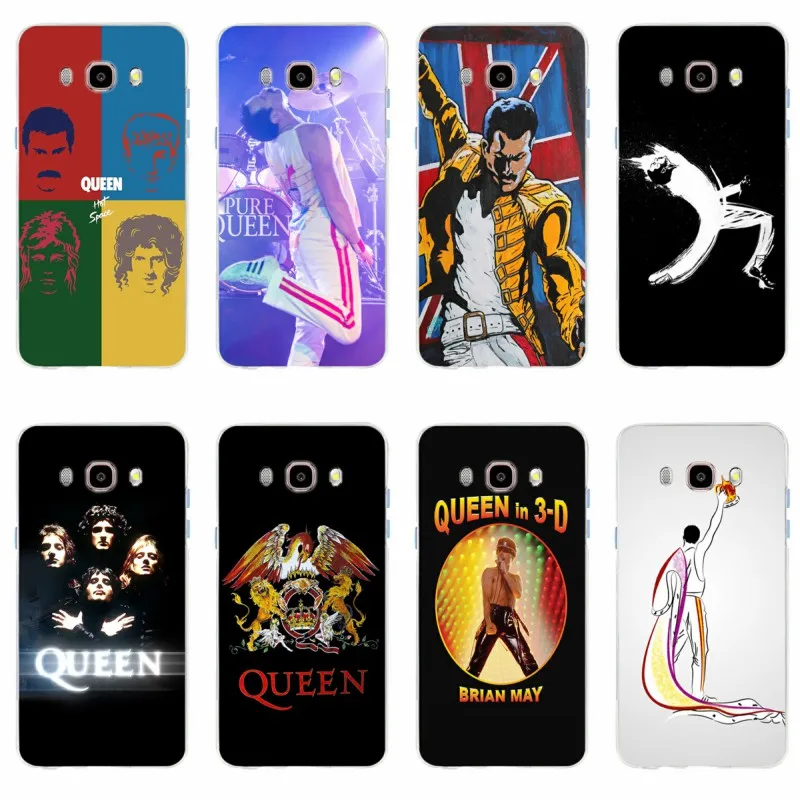 Freddie Mercury Queen band Cover TPU чехол для телефона Samsung Galaxy S6 S6edge S6Plus A7 S7 S7edge S8 S9 Plus A5 J2 J5 J7