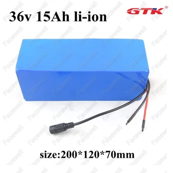 

36v 18650 li-ion battery pack 36v 15Ah lithium battery 36v 350w e bike battery for electric bike scooter wheelchair + Charger