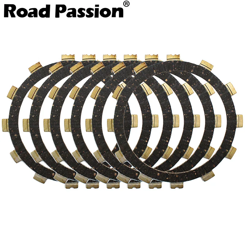 Комплект фрикционных пластин сцепления для мотоцикла Road Passion 6 шт. Suzuki Bandit GSF250 GSF400