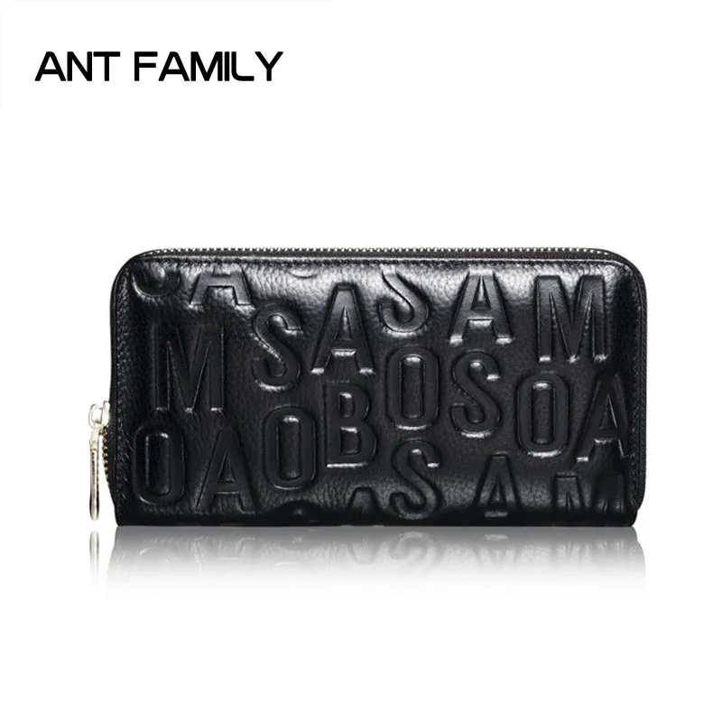

Fashion Genuine Leather Wallet Women Long Purse 2018 High Quality Lady Zipper Wallet Large Capacity Female Party Bag Coin Purse