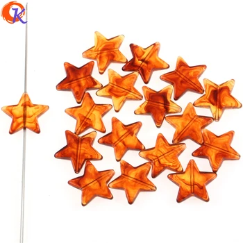 

Cordial Design 22x21MM 450Pcs/Lot Acrylic Imitation "AmberEffect" Straght Hole Star Beads For Hand Made Earring DIY Jewelry
