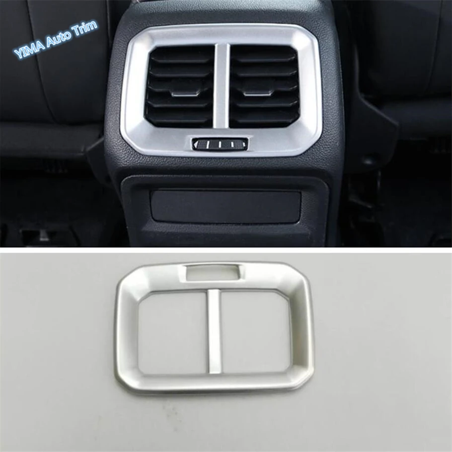 

Lapetus Car Styling Armrest Box Rear Air Conditioning AC Vent Outlet Cover Trim ABS Fit For Volkswagen VW Tiguan MK2 2016 - 2019