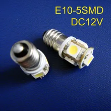 Высокое качество 12 V E10 светодиодных ламп, E10 12 v светодиодные фонари, 12 v led E10 лампы 20 шт./лот