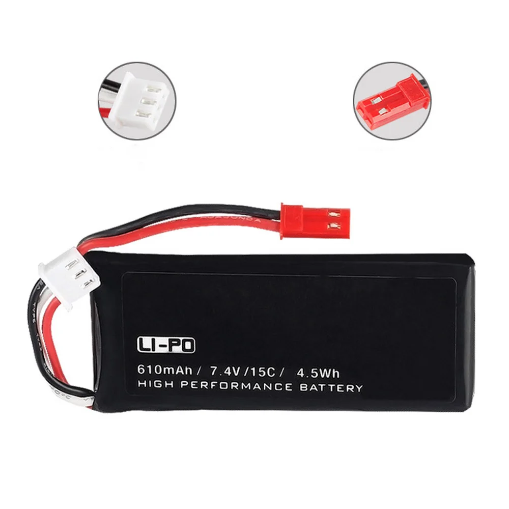 Аккумулятор для квадрокоптера Hubsan H502S H502E запасные части 7 4 В 610 мА · ч 15C высокая