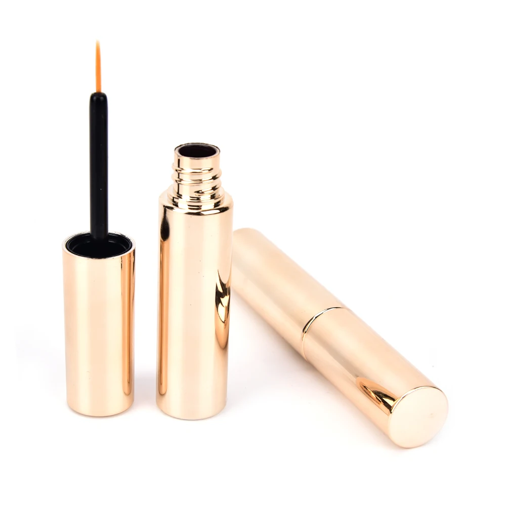 Empty Gold bottle waterproof liquid eyeliner long lasting eye pencil