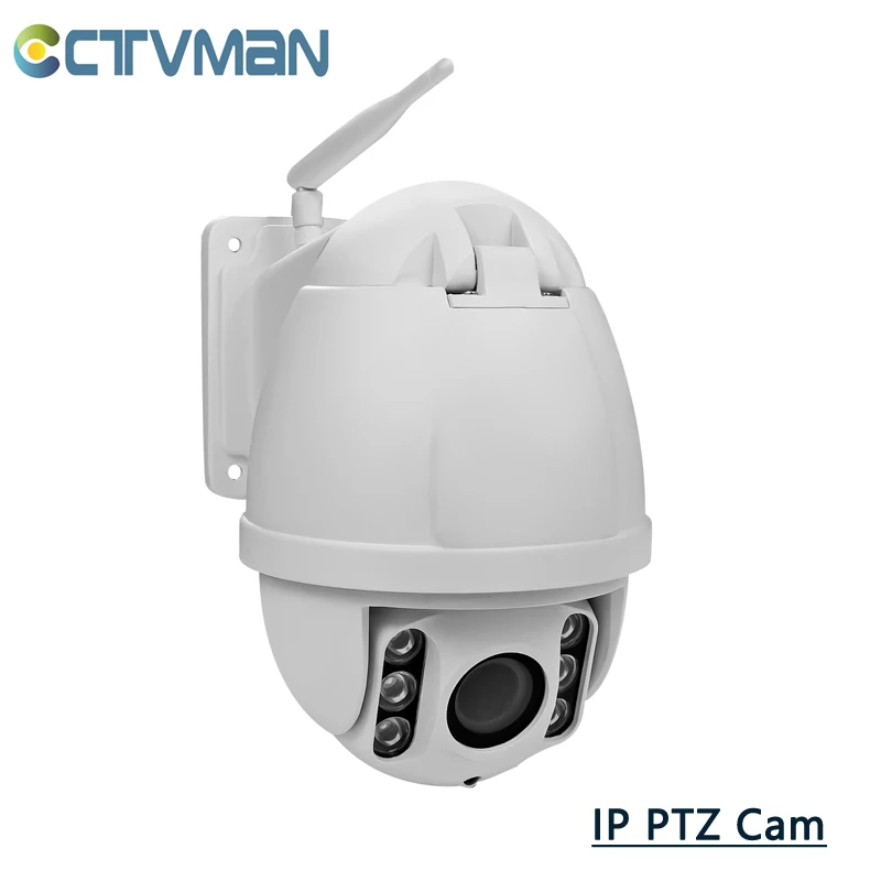 

CCTVMAN IP PTZ Camera Full HD 960P Speed Dome 4X Zoom Onvif P2P LED Aarry IR Night Vision Pan Tilt Rotation 1.3 Megapixel IP Cam
