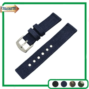 

Nylon Fabric Nato Watchband for Fossil 18mm 20mm 22mm 24mm Men Women Canvas Strap Wrist Belt Loop Bracelet Black Blue Watch Band