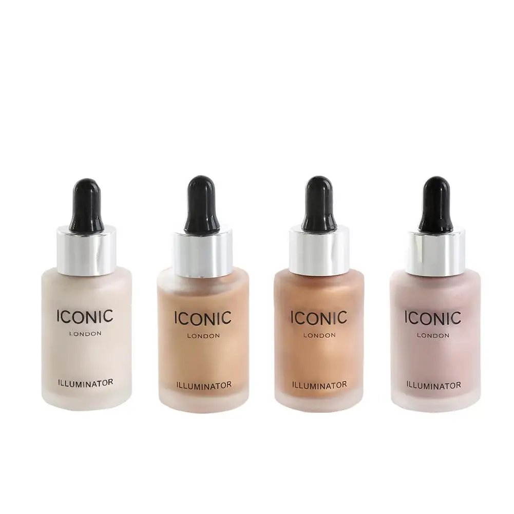 

Hot Sale Four Colors Face Makeup Liquid Highlighter for Shading Concealer Three-Dimensional Brightening Liquid Face Cosmetic