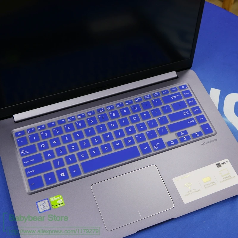 15,6 дюйма клавиатура протектор кожного покрова для Asus vivobook s15 X510 X510UQ X510UA X510UR X510UF X510U S5100UA S510U 15 дюймов