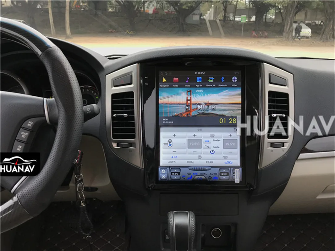 Tesla стиль Android 9,0 Автомобильный gps навигатор для Mitsubishi Pajero V97 V93 Shogun Montero 2006+ авто радио головное устройство магнитофон