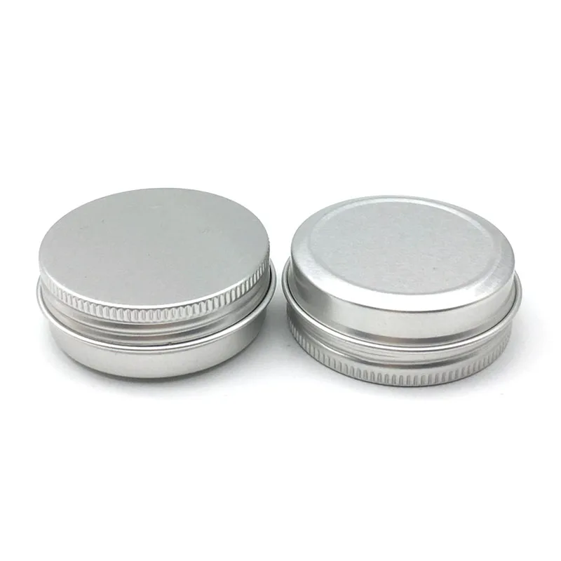 حار بيع 50 قطعة/الوحدة 30g الألومنيوم الجرار 1 oz الفضة الألومنيوم جرار للكريم 30 مللي الألومنيوم القصدير الحاويات 30 مللي الألومنيوم علبة من القَ...