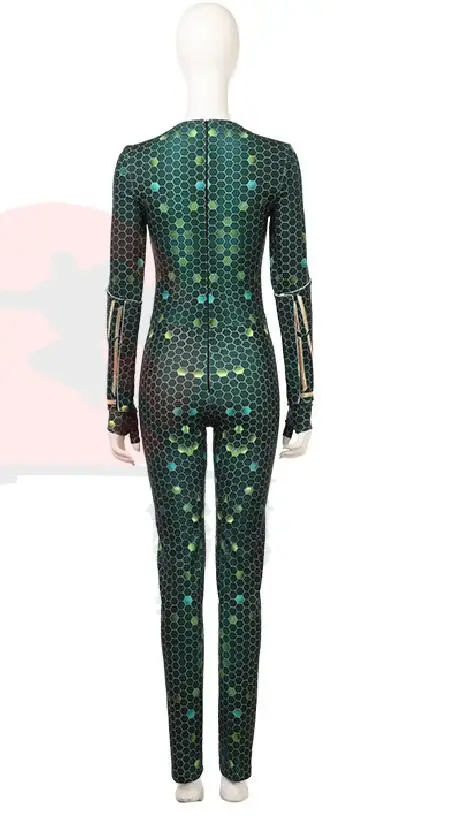 Фильм Aquaman Mera косплей костюм королева мультфильма «Принцесса» Комбинезоны для косплея одинаковые костюмы из фильма Необычные Вечерние платья - Цвет: Costumes no boots