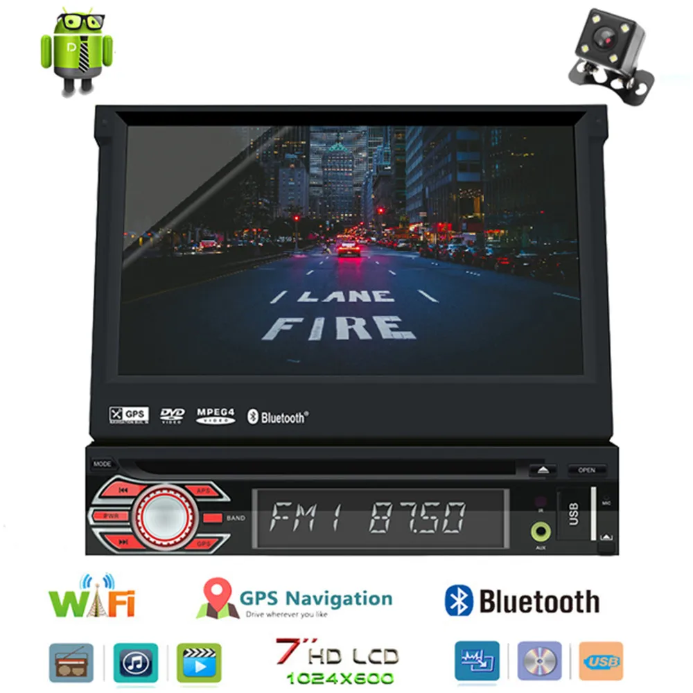 Flash Deal 7 inch 1 Din Android 9.1 Car DVD Player Stereo Radio GPS Navigation 2GB+16GB Quad Core Car Multimedia Player Steering wheel RDS 0 Flash Deal 7 inch 1 Din Android 9.1 Car DVD Player Stereo Radio GPS Navigation 2GB+16GB Quad Core Car Multimedia Player Steering wheel RDS 0