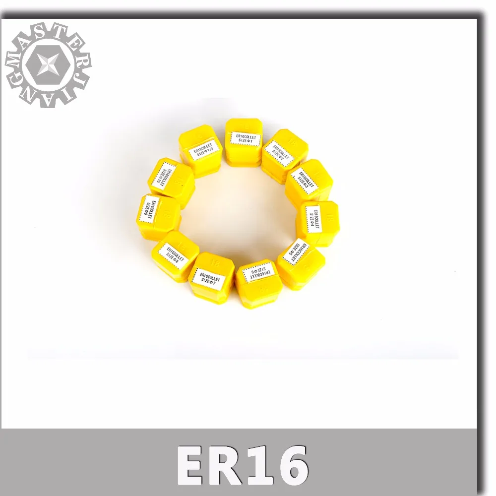 

11 Pcs/Set ER16 Collet Set Chuck From 1mm to 10mm Beating 0.1MM Precision For CNC Milling Lathe Tool and Spindle Motor