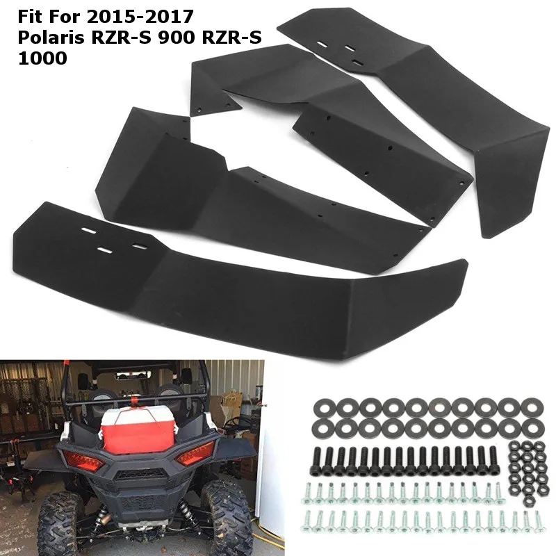 

For Polaris RZR900 RZR1000 2015-2018 UTV Front Rear For Fender Flares Mud Flaps