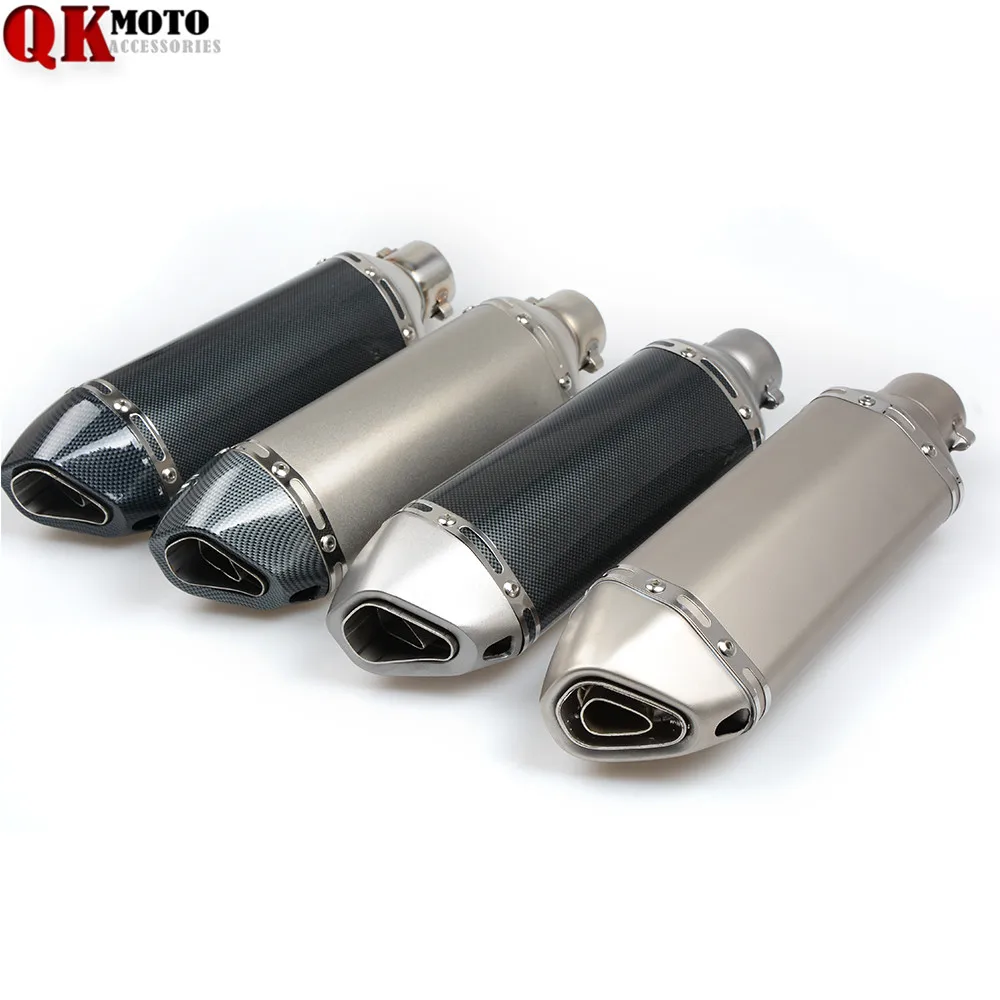 

For KTM 690 Duke 36-51MM Universal Motorcycle Exhaust Modified Muffler Pipe For Triumph Tiger 800 1050 Rocket Street Triple 675