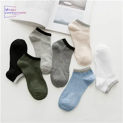 

3Pairs/Lot Adult Man Sport Short Sock Low Ankle Cotton Patch Male Boat Socks Constricted Top Simple Style Easy Matching