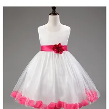 Горячая настоящее белое изображение кот кружева цветок платья пром платье ремень длиной до пола платье девушки первое причастие