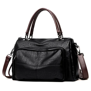 

High Quality Leather Bags Women Handbags Luxury Handbag Designer Female Bolsa Shoulder Messenger Bag Ladies Tote Large Capacity
