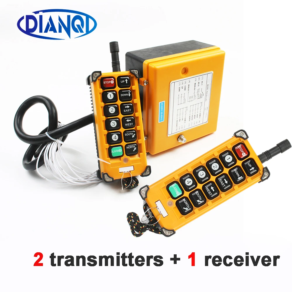 220VAC 12V 24V 36V 380V Wireless Crane Remote Control F23 A++S