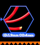 DFORCE высокая прозрачность PTFE трубка тефлонто MMU2.0 для ender-3 i3 anet mk8 Боуден экструдер 1,75 мм нити ID2 мм OD4mm