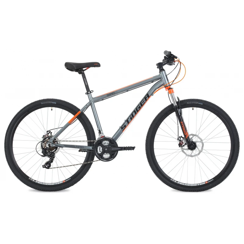 Темно-серый Mountain bike Stinger Graphite STD 27,5 - Цвет: Темно-серый
