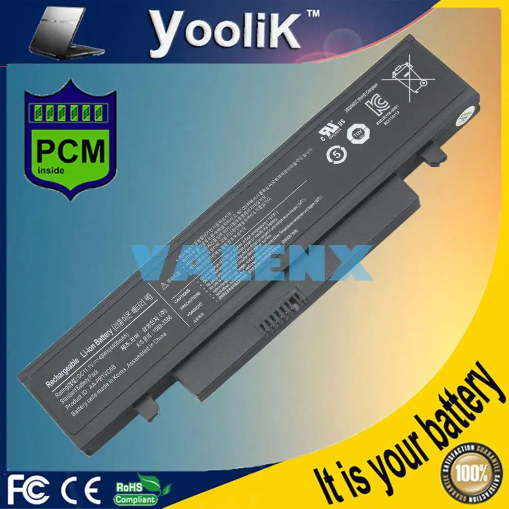 

6-Cells Notebook Battery For SAMSUNG Q330 N210 Plus X320 X418 AA-PB1VC6B AA-PB1VC6W AA-PL1VC6B Brand New NP-X420 NP-NB30
