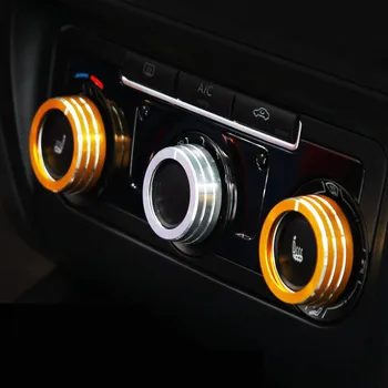 

car interior air-conditioner switch covers for volkswagen Golf 6 interior accessories