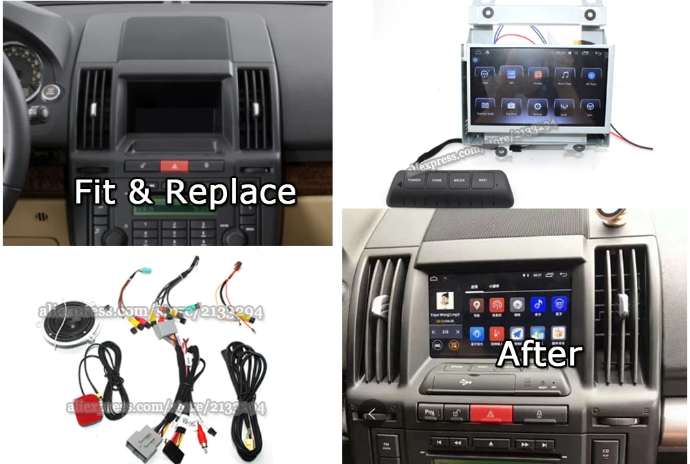 Cheap Liandlee Android For Land For Rover Freelander 2 LR2 Stereo Radio Video Wifi Carplay Map GPS Navi Navigation Multimedia No DVD 9